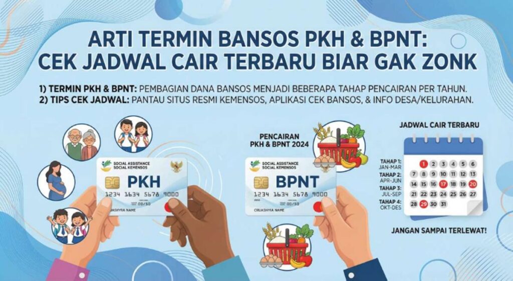 Arti Termin Bansos Cair Hari Ini 2026: Ini Penjelasan Status Pencairan yang Banyak Ditanyakan